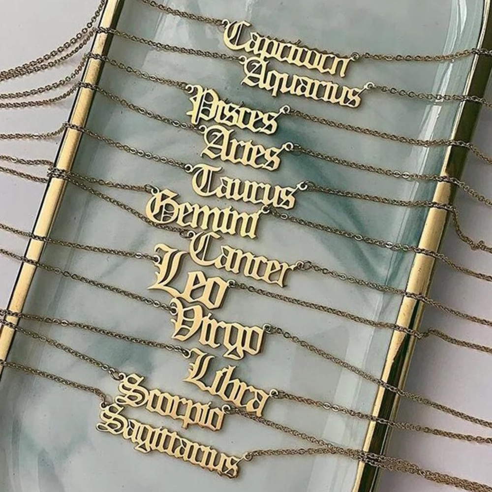 𝐙𝐨𝐝𝐢𝐚𝐜 𝐍𝐞𝐜𝐤𝐥𝐚𝐜𝐞 x Gold Plated - Picture 4 of 4